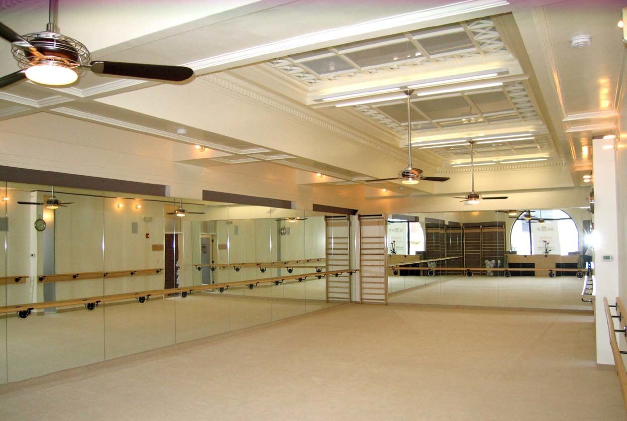Fitness studio imagery from Evolve’s original project portfolio